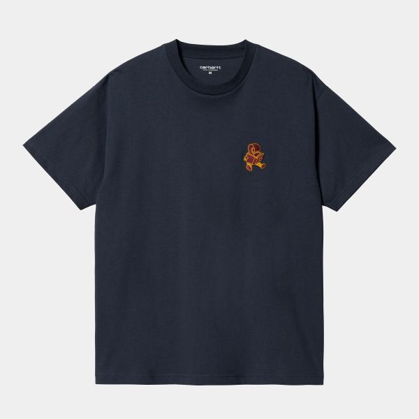 Carhartt Reading Club T-shirt Donker Blauw