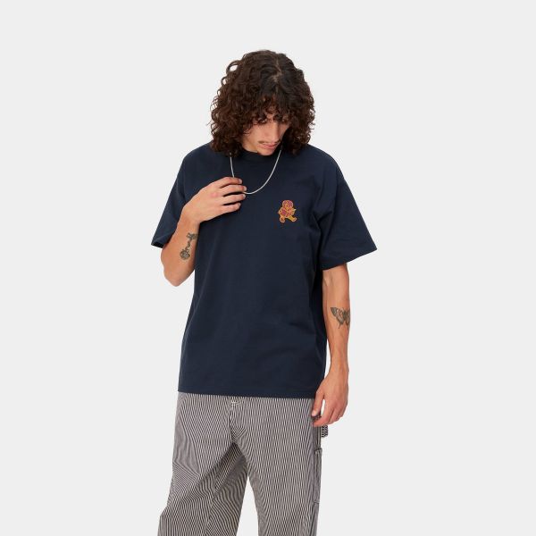 Carhartt Reading Club T-shirt Donker Blauw