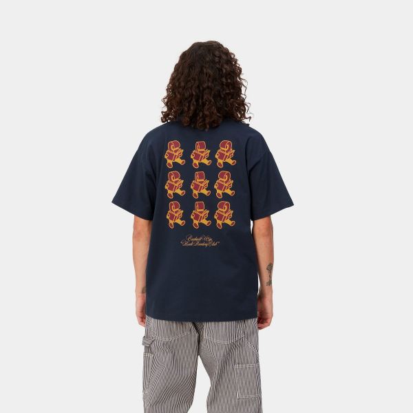 Carhartt Reading Club T-shirt Donker Blauw