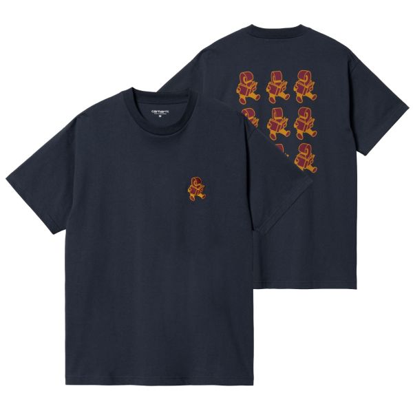 Carhartt Reading Club T-shirt Donker Blauw