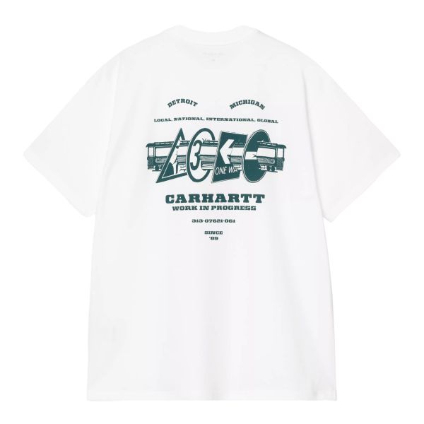 Carhartt WIP Runaway T-shirt Wit