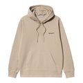 Carhartt WIP Script Embroidery Hoodie Beige