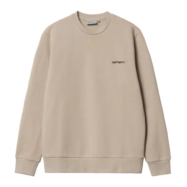 Carhartt Script Embroidery Sweater Beige