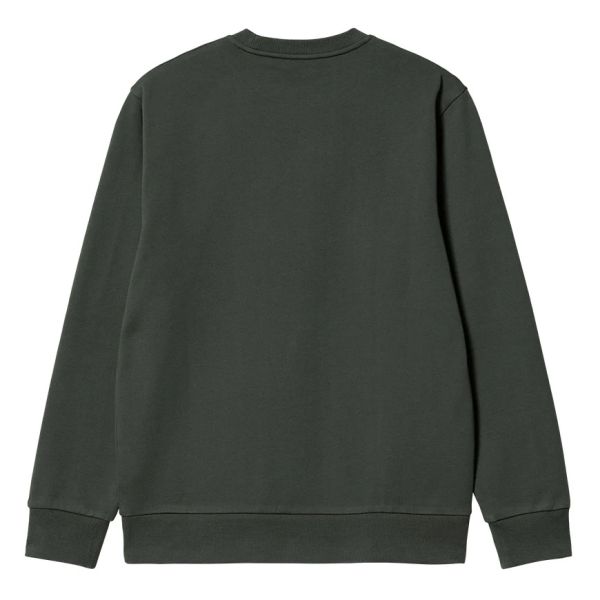 Carhartt Script Embroidery Sweater Donker Groen