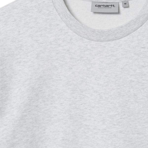 Carhartt Script Embroidery Sweater Grijs