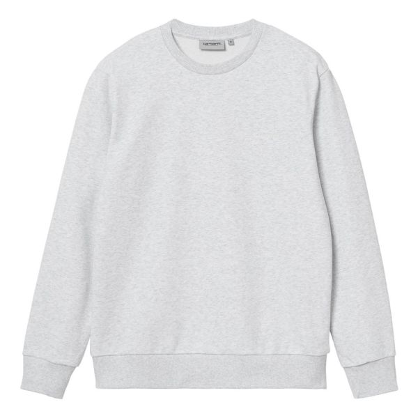 Carhartt Script Embroidery Sweater Grijs