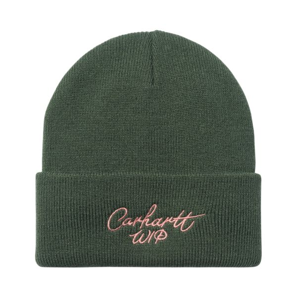 Carhartt Signature Muts Donker Groen
