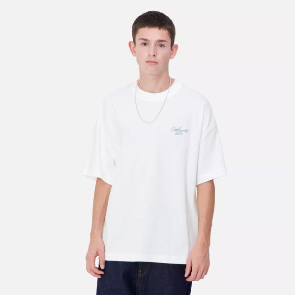 Carhartt Signature Script T-shirt Wit