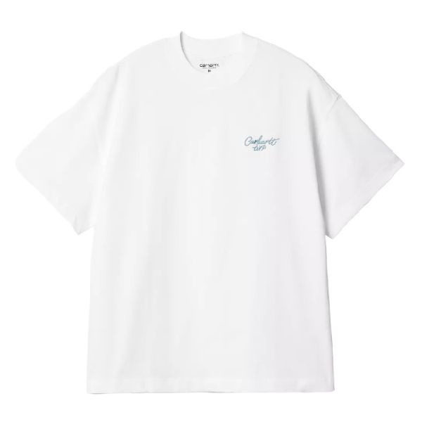 Carhartt Signature Script T-shirt Wit