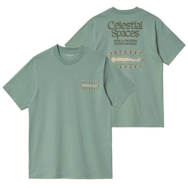 Carhartt Spaces T-shirt Licht Groen