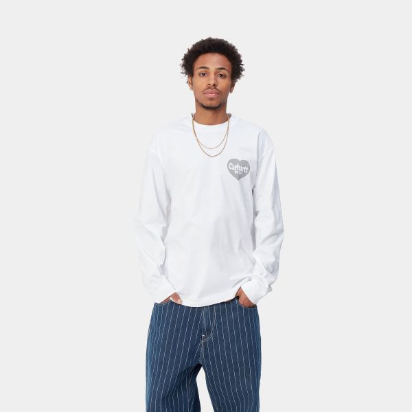 Carhartt Spree Longsleeve T-shirt Wit
