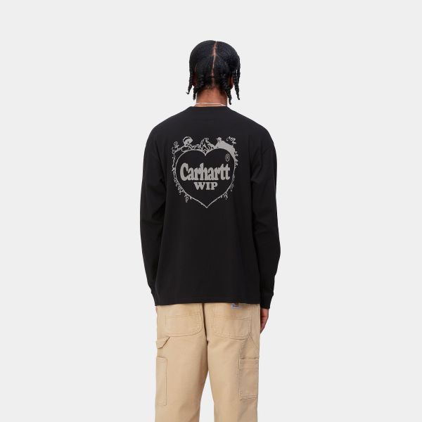 Carhartt Spree Longsleeve T-shirt Zwart