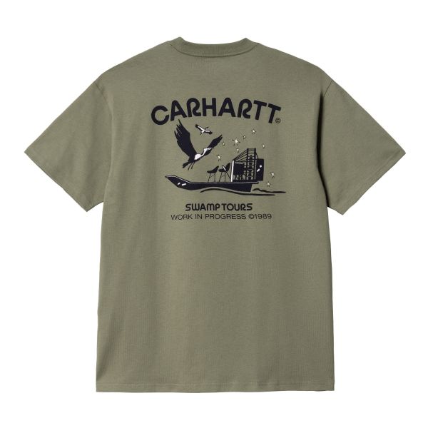 Carhartt Swamp Tours T-shirt Donker Groen