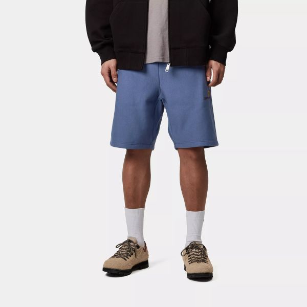 Carhartt WIP American Script Korte Broek Blauw