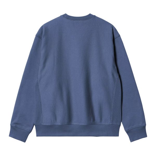 Carhartt WIP American Script Sweater Blauw