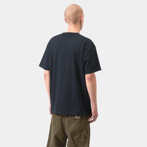 Carhartt WIP American Script T-shirt Navy