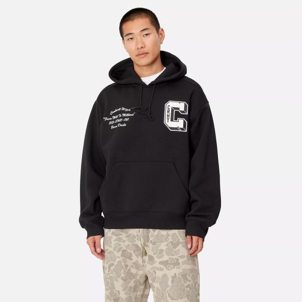 Carhartt WIP Brown Ducks Hoodie Zwart
