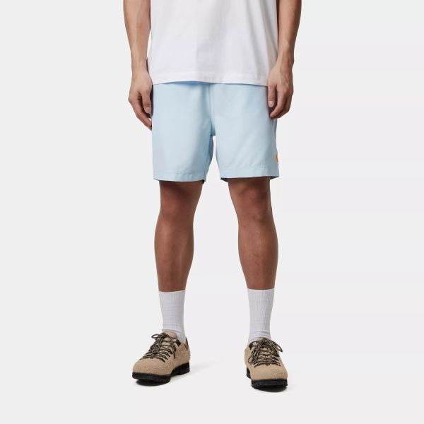 Carhartt WIP Chase Zwembroek Licht Blauw