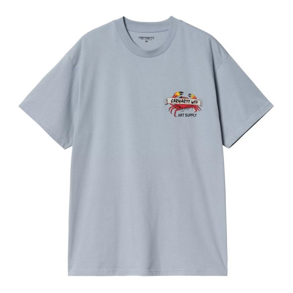 Carhartt WIP Crab Paint T-shirt Blauw