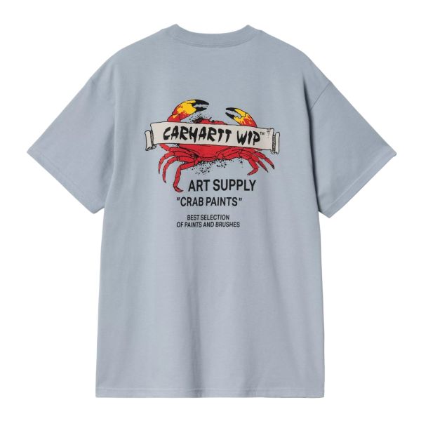 Carhartt WIP Crab Paint T-shirt Blauw
