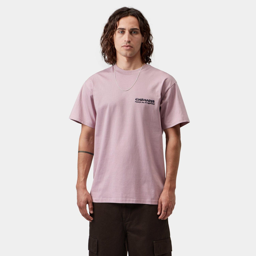 Carhartt WIP Cubist T-shirt Roze