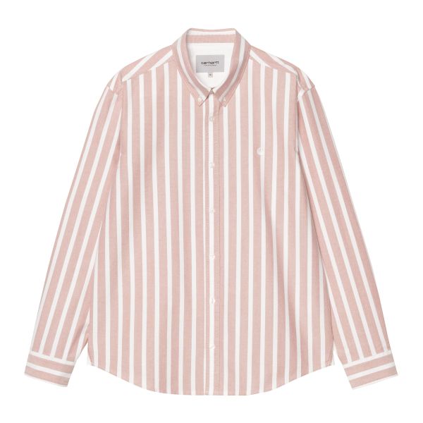 Carhartt WIP Deven Overhemd Rood/Wit