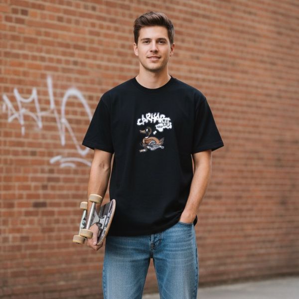 Carhartt WIP Duck Duck T-shirt Zwart