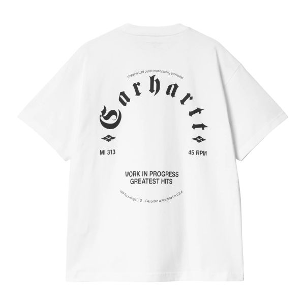 Carhartt WIP Greatest Hits T-shirt Wit