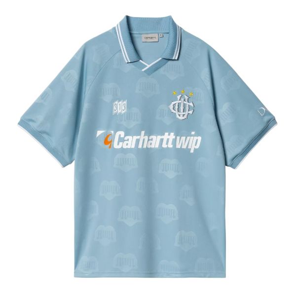 Carhartt WIP Hartt's Football T-shirt Blauw