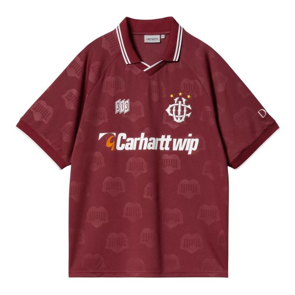 Carhartt WIP Hartt's Football T-shirt Bordeaux