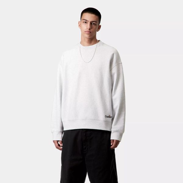 Carhartt WIP Label Script Sweater Grijs