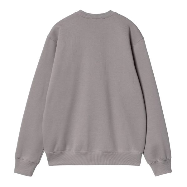Carhartt WIP Logo Sweater Antraciet