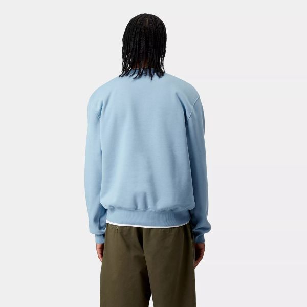 Carhartt WIP Logo Sweater Blauw