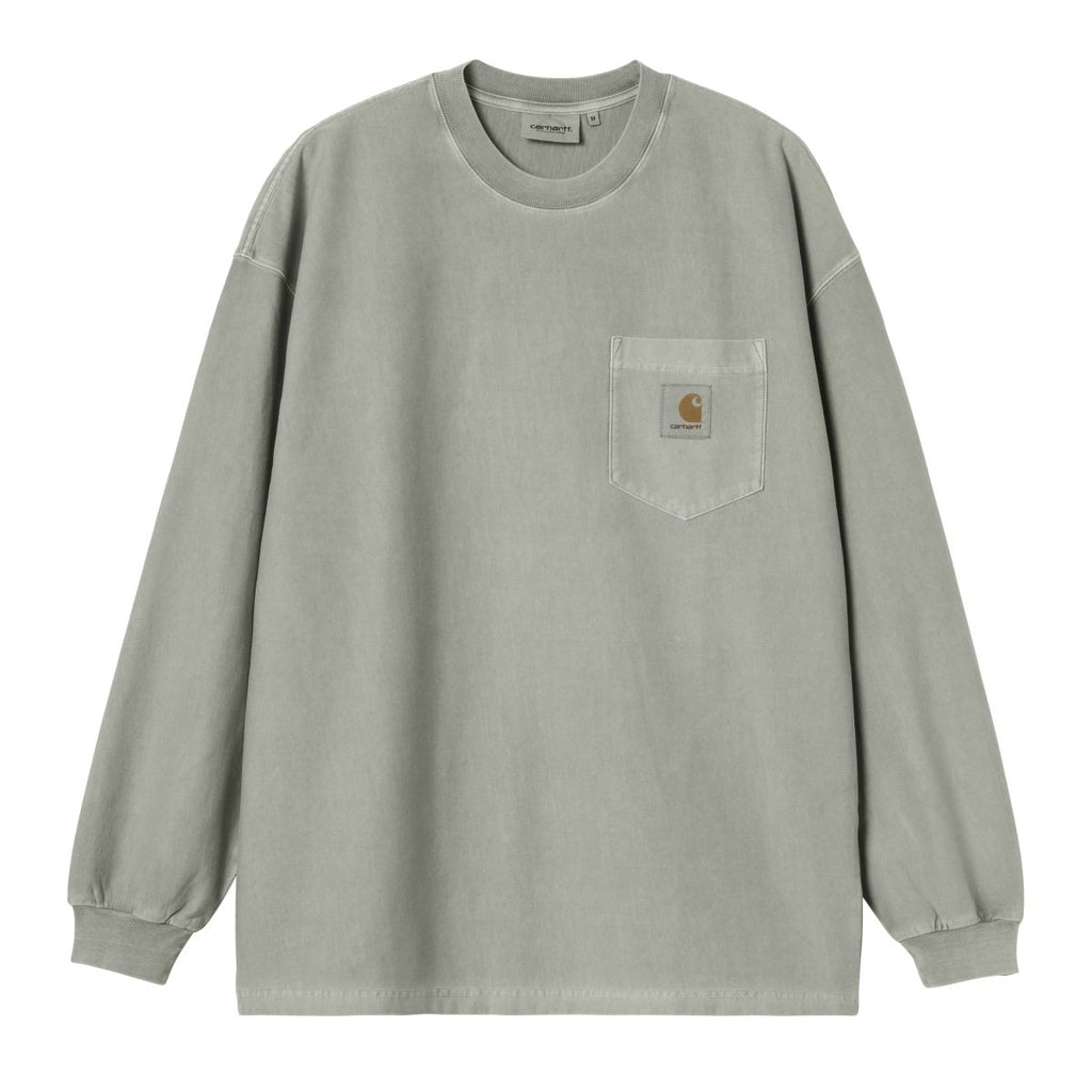 Carhartt WIP Loose Pocket Longsleeve T-shirt Licht Groen