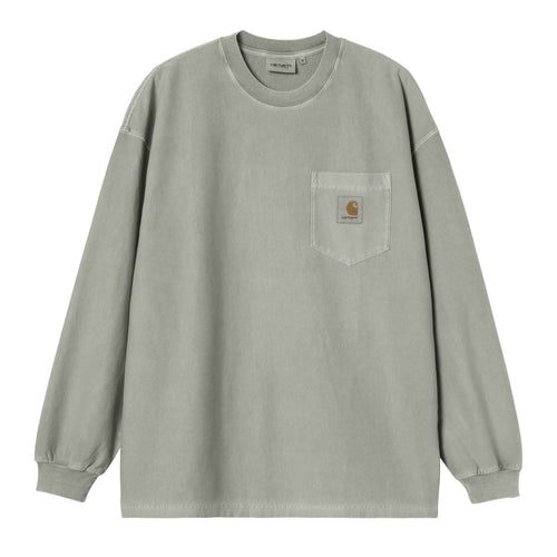 Carhartt WIP Loose Pocket Longsleeve T-shirt Licht Groen