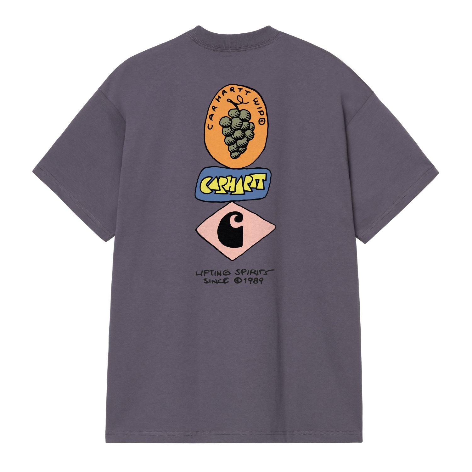 Carhartt WIP Stacked Grapes T-shirt Paars