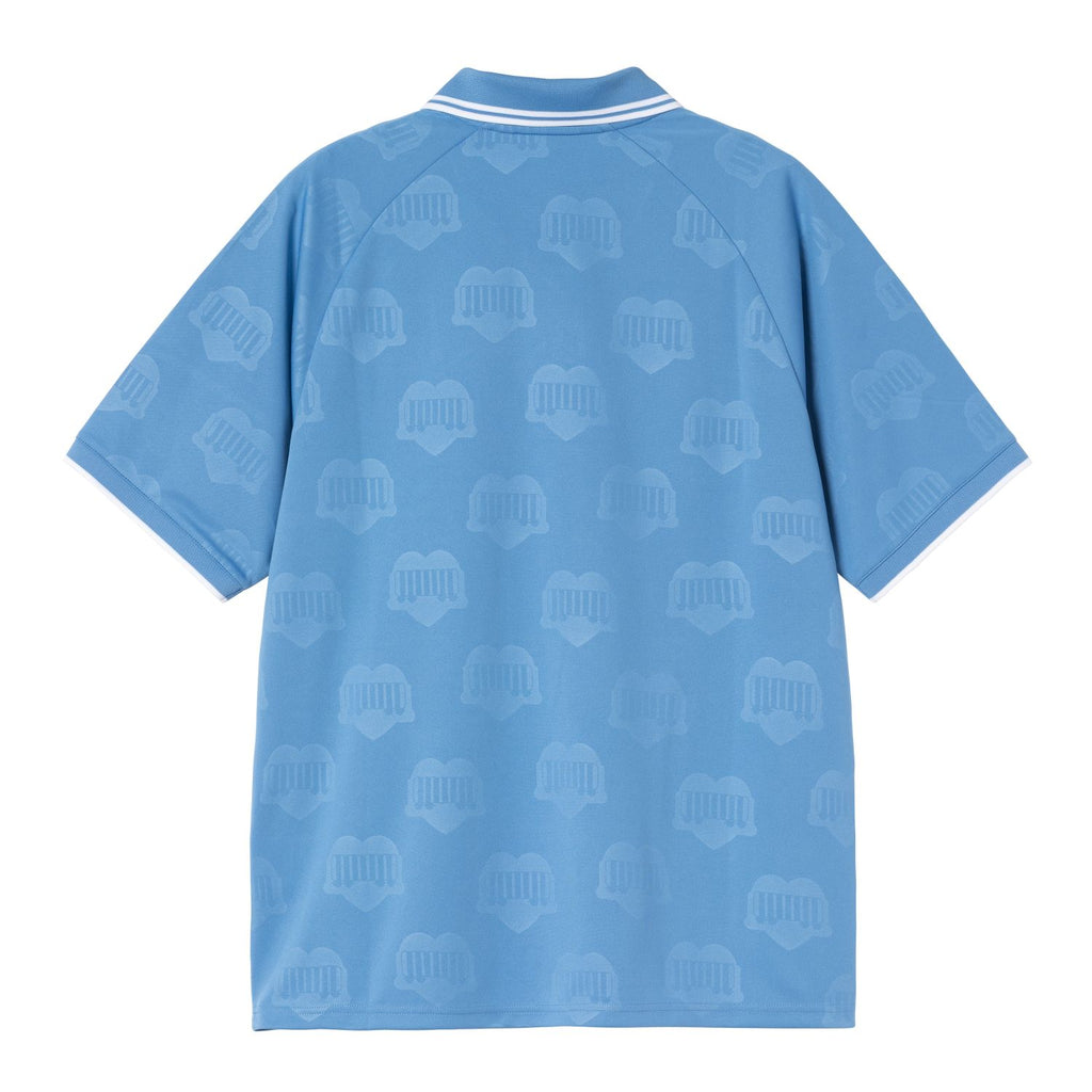 Carhartt WIP Terrace Football T-shirt Blauw