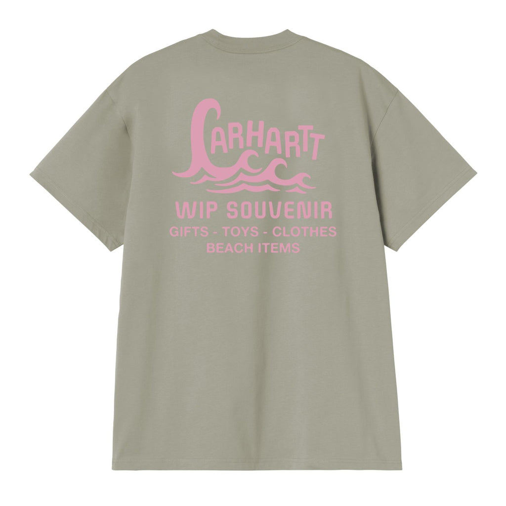 Carhartt WIP Waves T-shirt Licht Groen