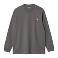 Carhartt WIP American Script Longsleeve T-shirt Antraciet
