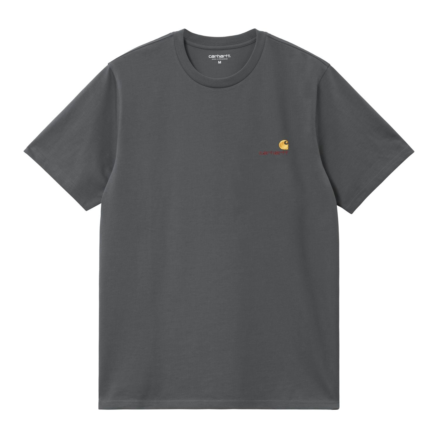 Carhartt WIP American Script T-shirt Antraciet