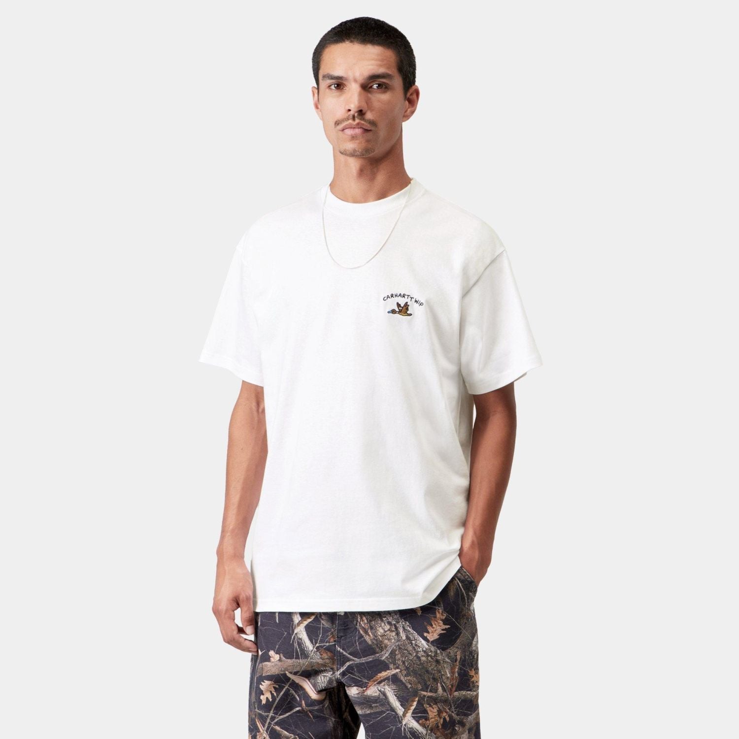 Carhartt WIP Animated Ducks T-shirt Wit