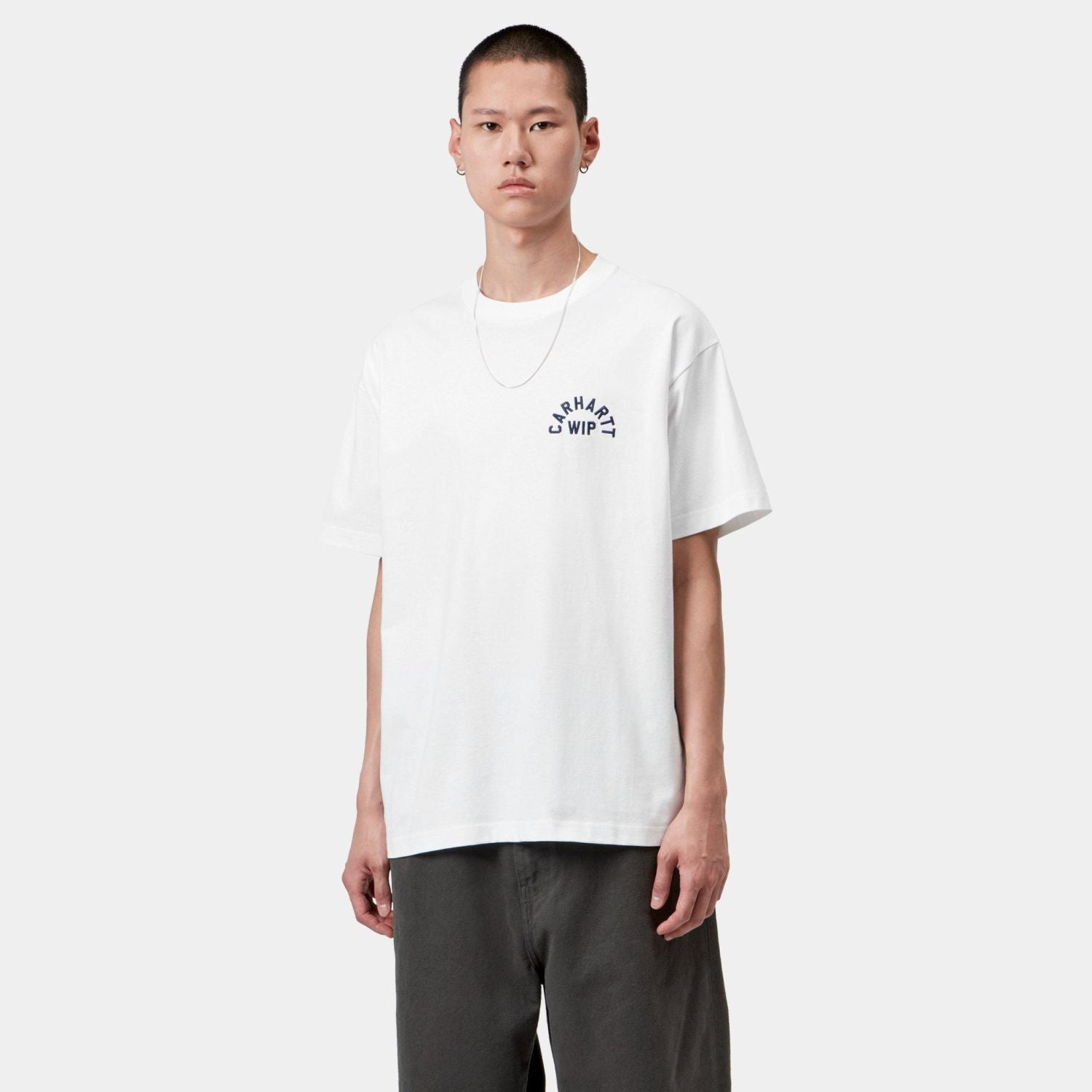 Carhartt WIP Arch Script T-shirt Wit
