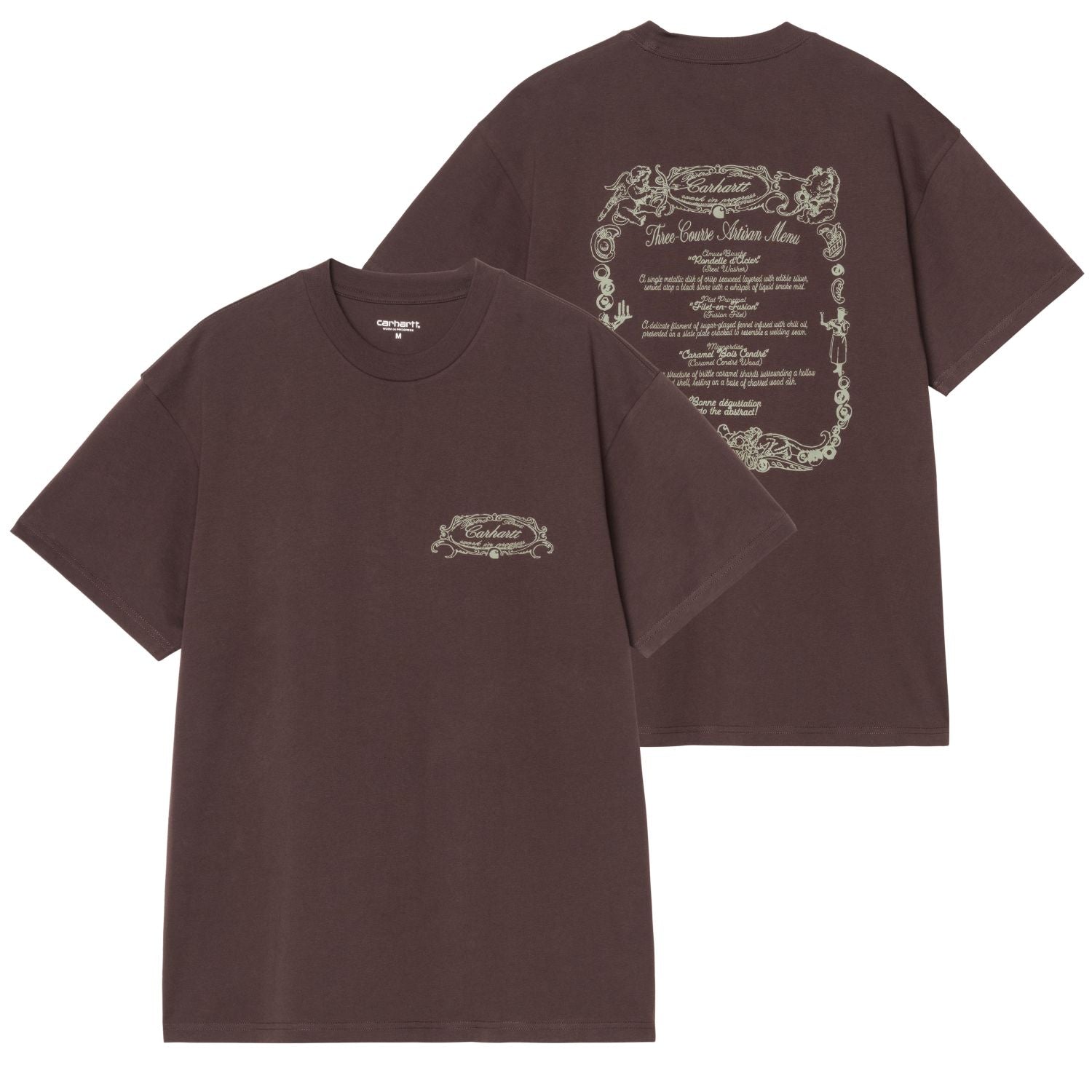 Carhartt WIP Chez WIP T-shirt Bruin