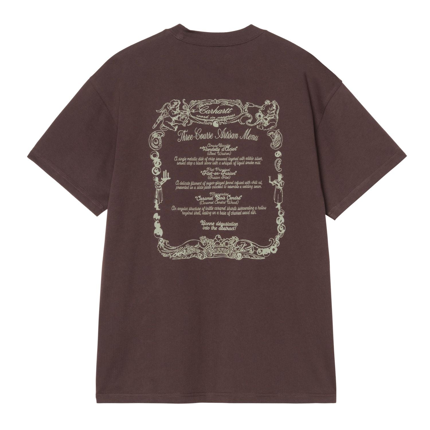Carhartt WIP Chez WIP T-shirt Bruin
