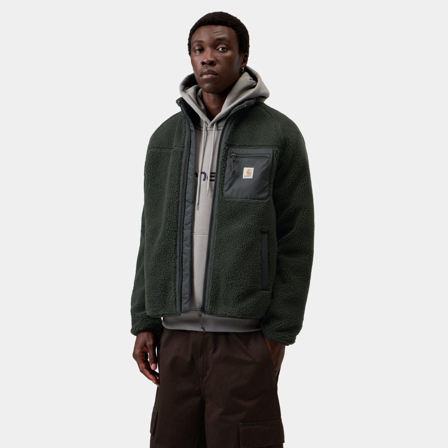 Carhartt WIP Prentis Liner Jas Donker Groen