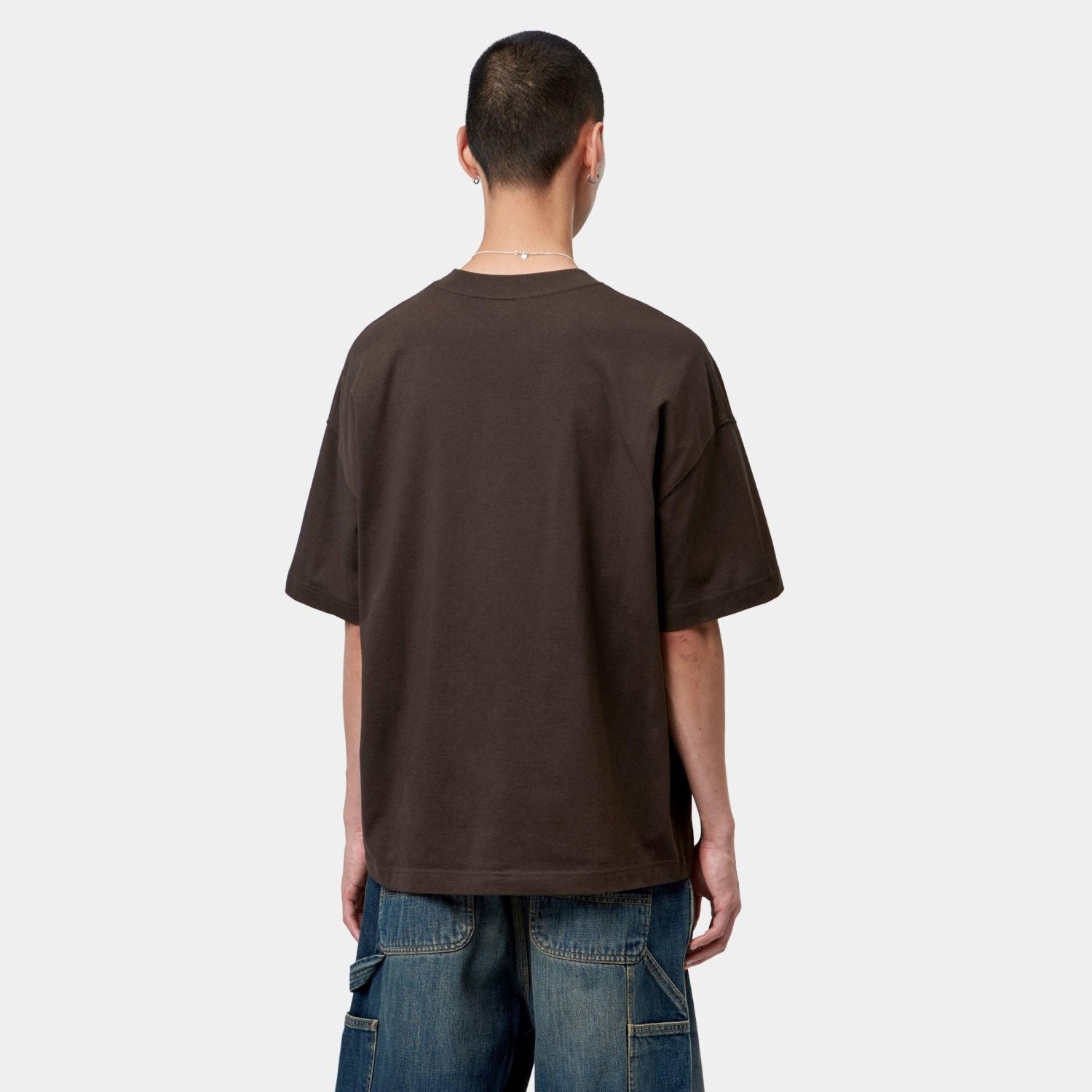 Carhartt WIP Signature Script T-shirt Bruin