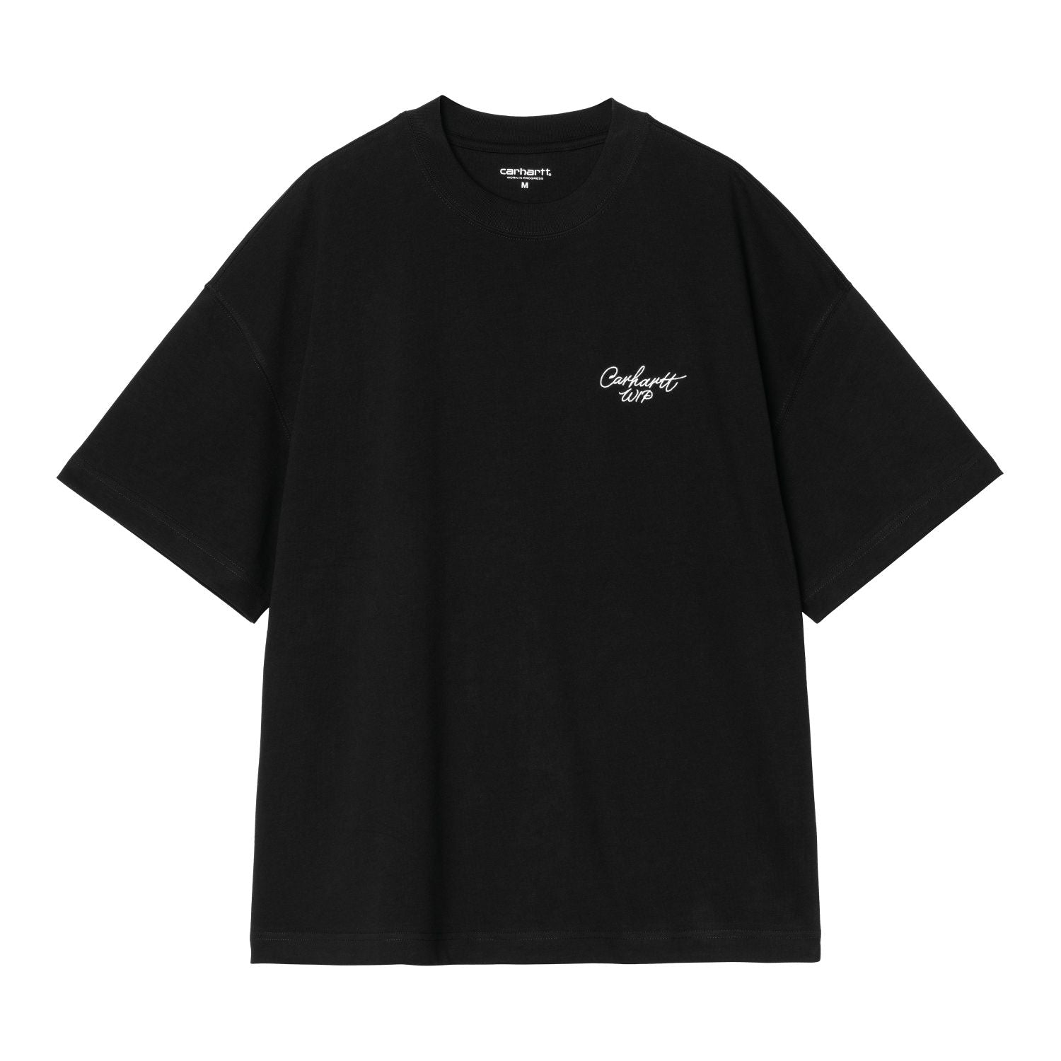 Carhartt WIP Signature Script T-shirt Zwart