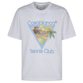 Casablanca Afro Cubism Tennis Club T-shirt Wit
