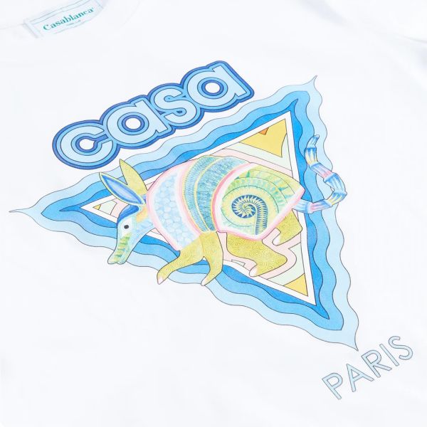 Casablanca Alebrije Armadillo T-shirt Wit