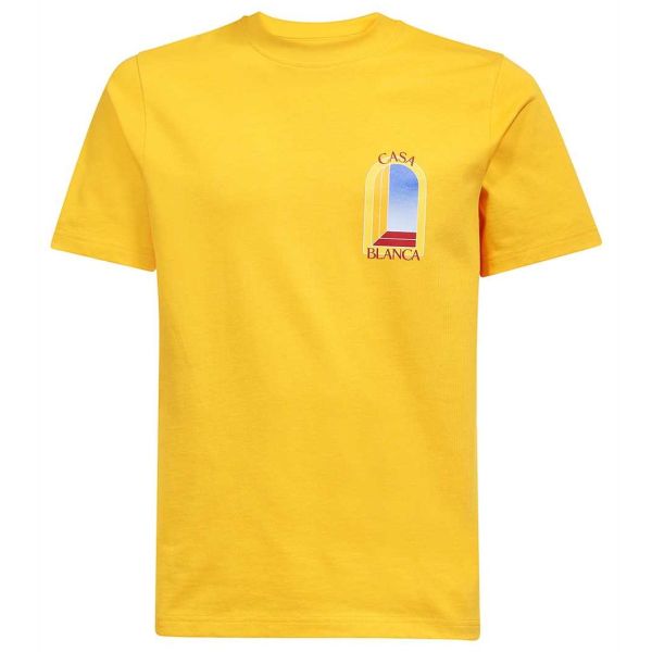 Casablanca Arche De Jour T-shirt Geel